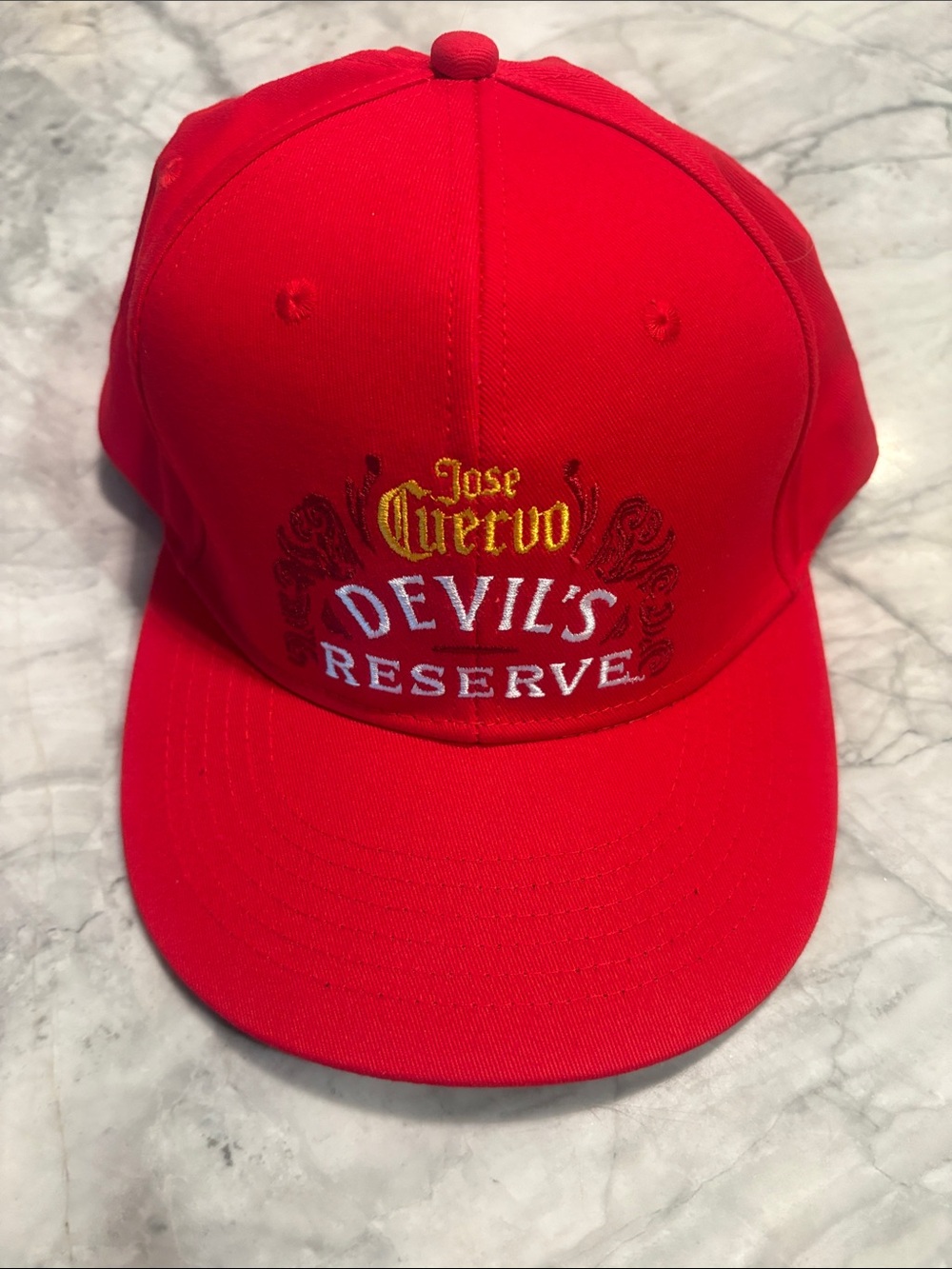 Jose Cuervo Devil's Reserve Red Baseball Cap promotional adjustable